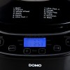 DOMO B3973 Broodbakmachine Timerfunctie, Met display Zwart